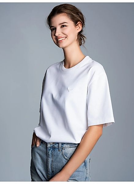 Trigema T-Shirt "TRIGEMA Heavy Oversized T-Shirt" 1 Stk. günstig online kaufen