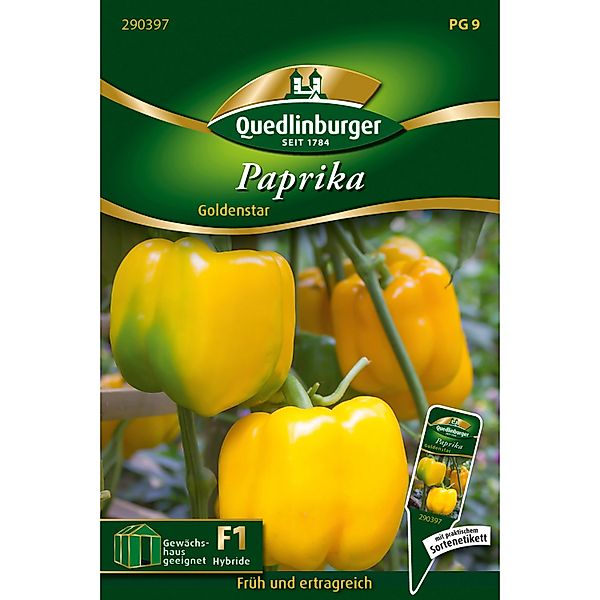 Quedlinburger Block-Paprika Goldenstar Loses Saatgut günstig online kaufen