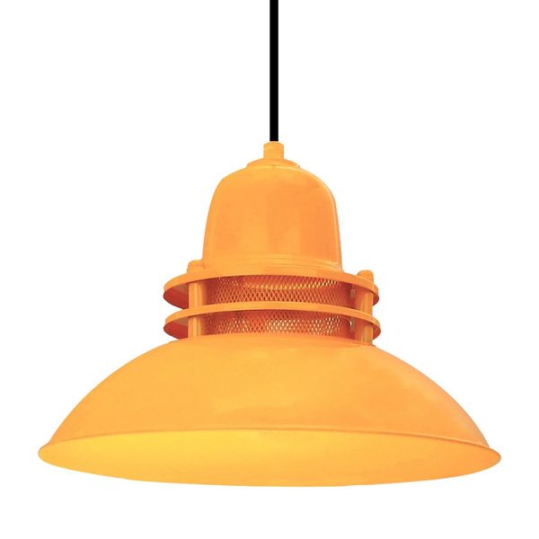 Bamyum Pendelleuchte Bamyum Hängelampe Rot Metall günstig online kaufen