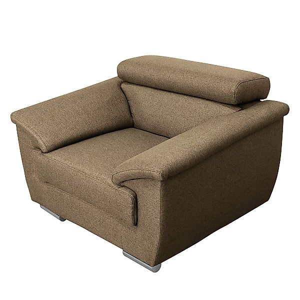 home24 Modoform Sessel Swaine Sandgrau Webstoff 119x78x100 cm (BxHxT) günstig online kaufen