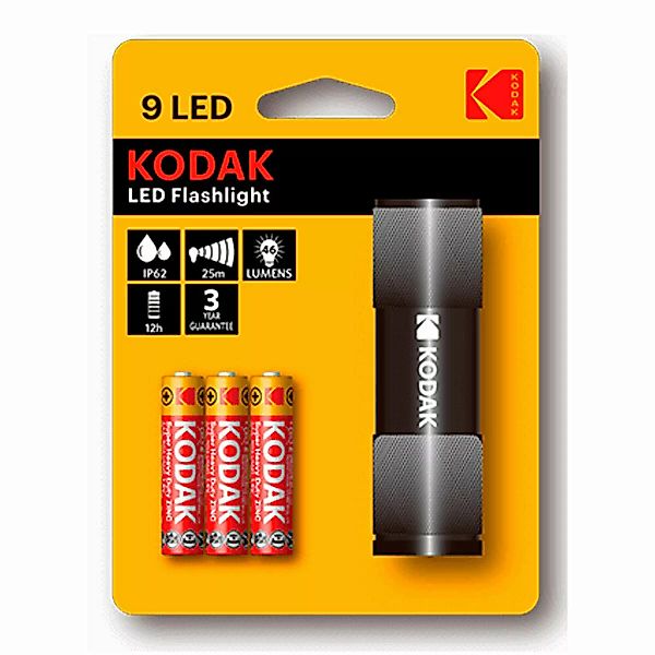 Taschenlampe Led Kodak  9led Schwarz günstig online kaufen