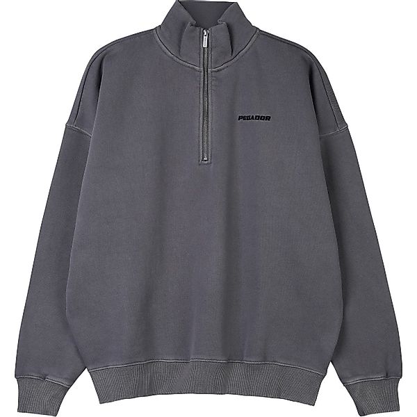 PEGADOR Sweatshirt Logo Oversized Halfzip Sweater günstig online kaufen