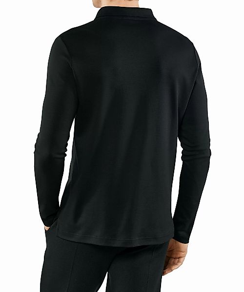 FALKE Polo Shirt Polo, Herren, XXL, Schwarz, Uni, Baumwolle, 62102-300006 günstig online kaufen