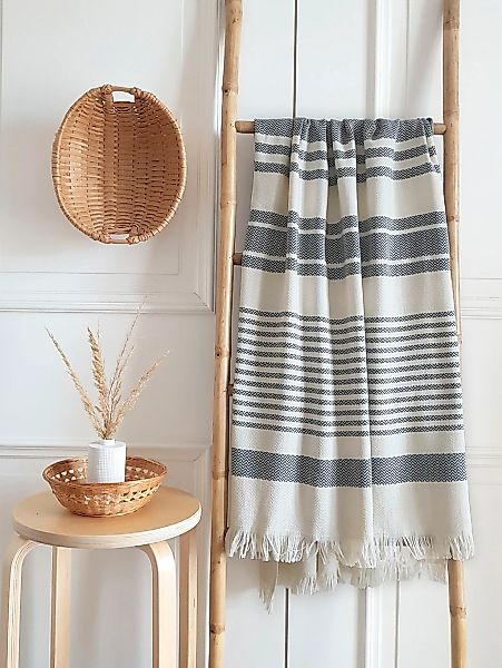 framsohn frottier Hamamtuch »Boho Living - Zick Zack Muster«, (Packung, 1 S günstig online kaufen