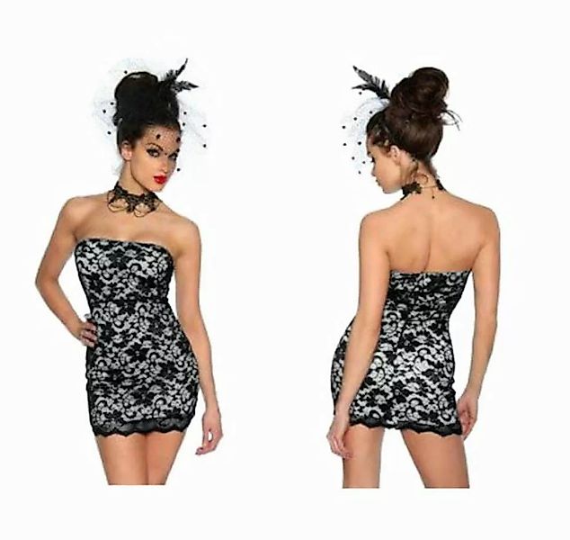 Atixo Spitzenkleid Bandeaukleid Minikleid Partykleid Clubkleid Etuikleid Sp günstig online kaufen