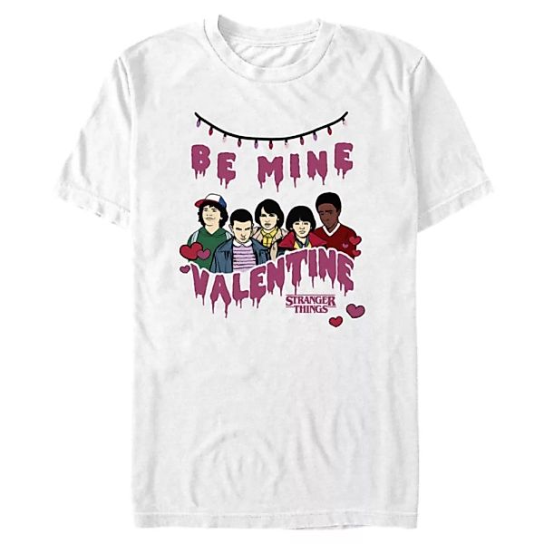 Netflix - Stranger Things - Gruppe Be Mine - Valentinstag - Männer T-Shirt günstig online kaufen