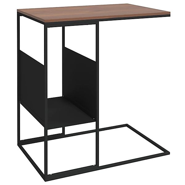 vidaXL Beistelltisch Schwarz 55x36x59,5 cm Holzwerkstoff Modell 1 günstig online kaufen