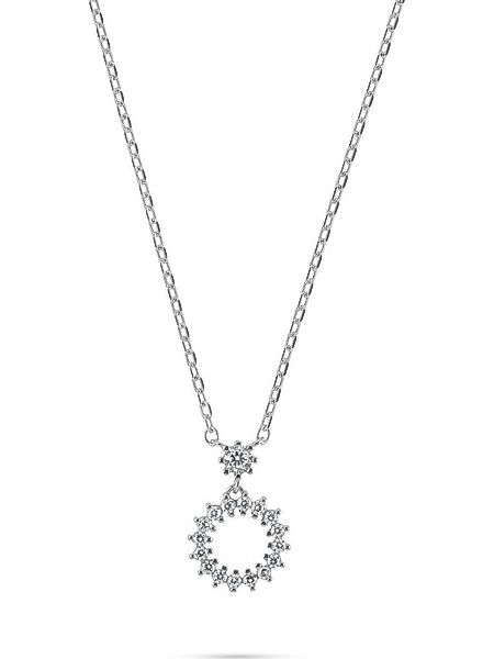 FAVS Silberkette FAVS Damen-Kette 925er Silber 17 Zirkonia günstig online kaufen