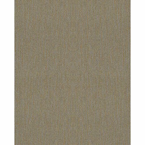 Marburg Vliestapete Grafisch Strickmuster Gold-Silber 10,05 m x 0,53 m FSC® günstig online kaufen