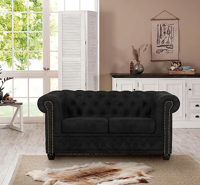 Home affaire Chesterfield-Sofa Rysum, Chesterfield-Optik, in günstig online kaufen