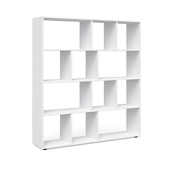 Vicco Raumteiler Pilar, Weiß, 131.6 x 143 cm, Freistehend günstig online kaufen