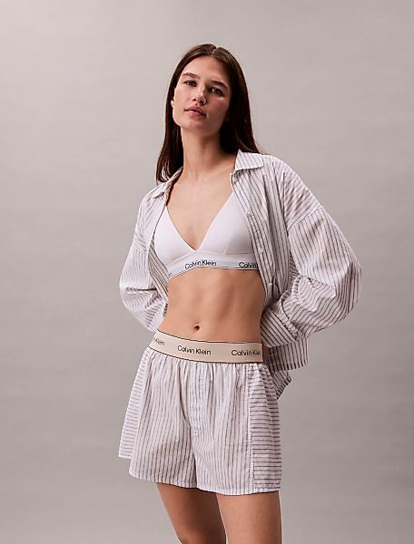 Calvin Klein Underwear Schlafshorts "LOGO SUPER POPLIN SHORT", Mit elastisc günstig online kaufen