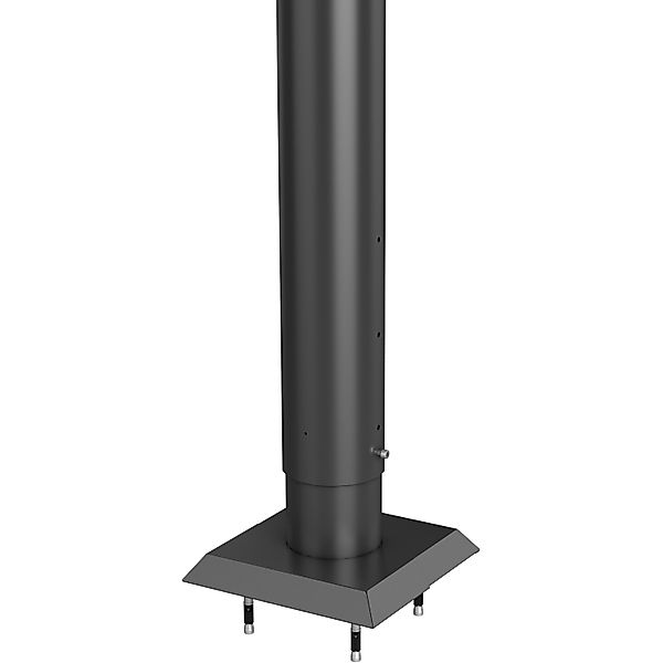Biohort Steher für Sichtschutz zum Andübeln 90 cm hvst. Dunkelgrau-Metallic günstig online kaufen