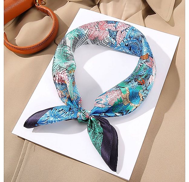 Vivi Idee Seidentuch 100% Maulbeerseide Halstuch Damen, Quadratisches 53x53 günstig online kaufen