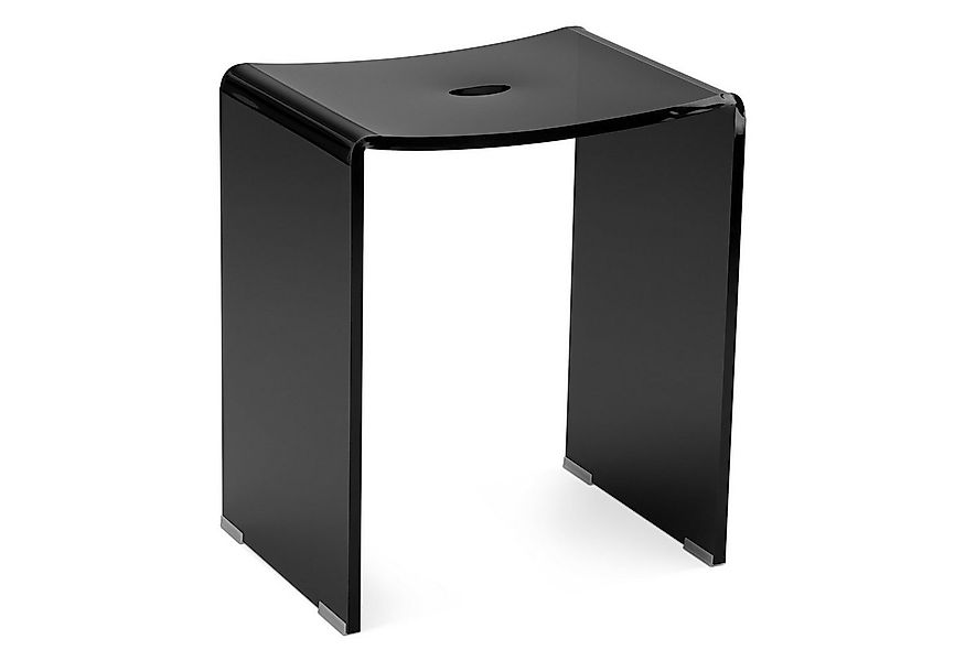 Navaris Fußhocker Duschhocker aus Acryl 43,5x37x28cm - Badhocker Badezimmer günstig online kaufen