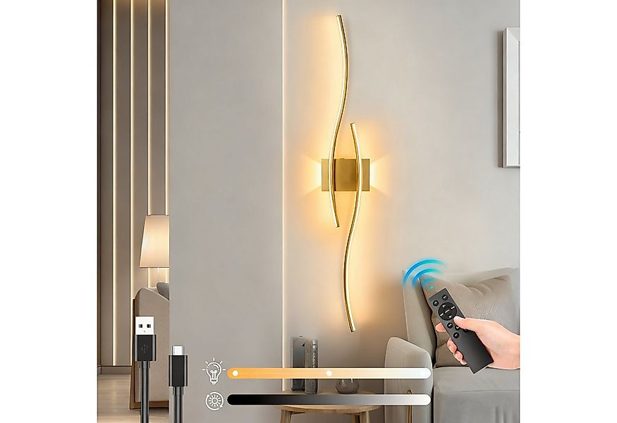 Jibenhome Wandleuchte LED Wandleuchte Innen Wandlampe Wandbeleuchtung,Minim günstig online kaufen