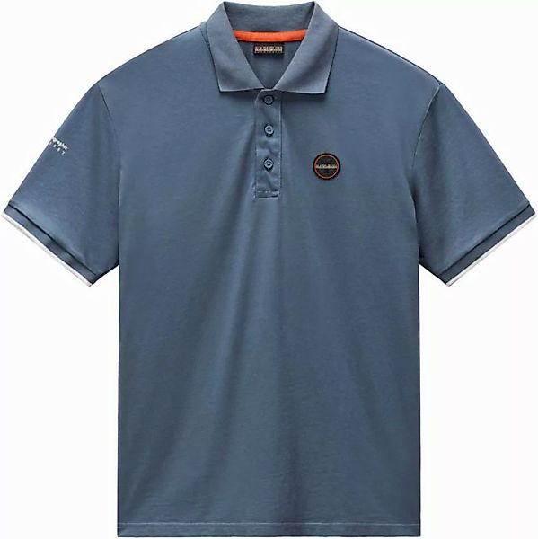 Napapijri Poloshirt E-BADGE SUM Mit Rundhalsausschnitt günstig online kaufen