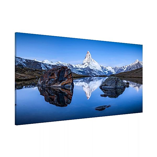 Magnettafel Stellisee vor dem Matterhorn günstig online kaufen