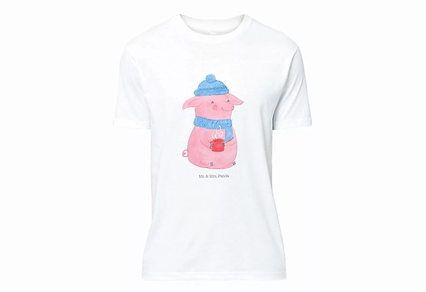 Mr. & Mrs. Panda T-Shirt Glühschwein - Weiß - Geschenk, Winter, Lustiges T- günstig online kaufen