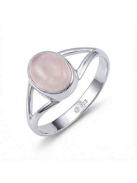 mantraroma Silberring HARDIN aus 925 Silber mit Rosenquarz (Ring mit Schmuc günstig online kaufen