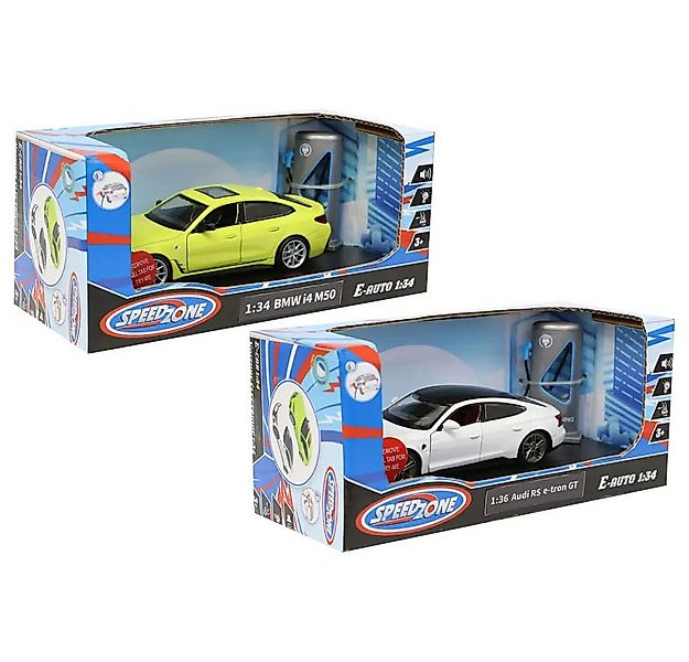 Vedes Spielzeug-Auto Speedzone E-Fahrzeug BMW i4/Audi e-tron mit Licht & So günstig online kaufen