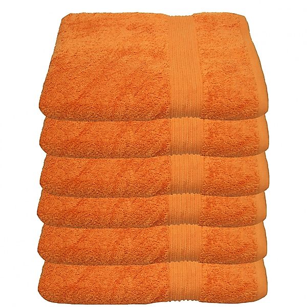 Julie Julsen Handtücher 6-Handtücher-Orange-Handtuch 50 x günstig online kaufen