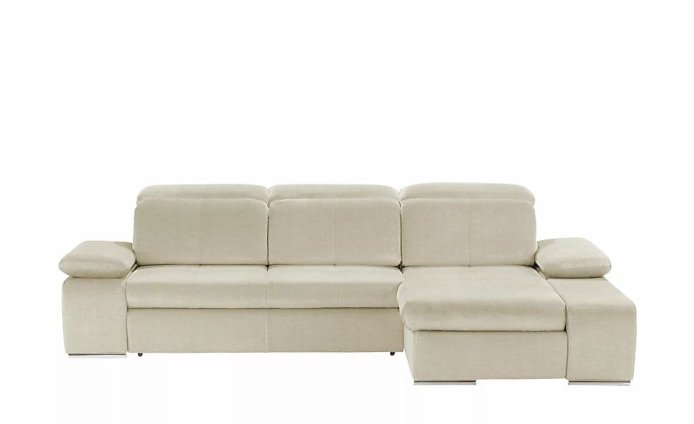 switch Ecksofa aus Mikrofaser Avilla ¦ beige ¦ Maße (cm): B: 285 H: 86 T: 1 günstig online kaufen