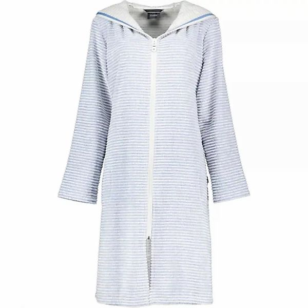 Cawö Bademäntel Damen Kurzmantel mit Kapuze 6222 - Farbe: capri - 11 günstig online kaufen