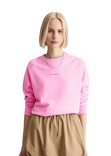 Marc O'Polo DENIM Sweatshirt relaxed fit, aus Organic Cotton, mit Schlitzen günstig online kaufen