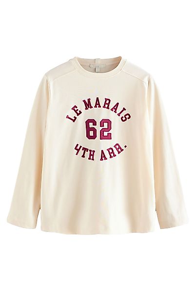 Next Langarmshirt Langarmshirt aus schwerem Stoff, günstig online kaufen