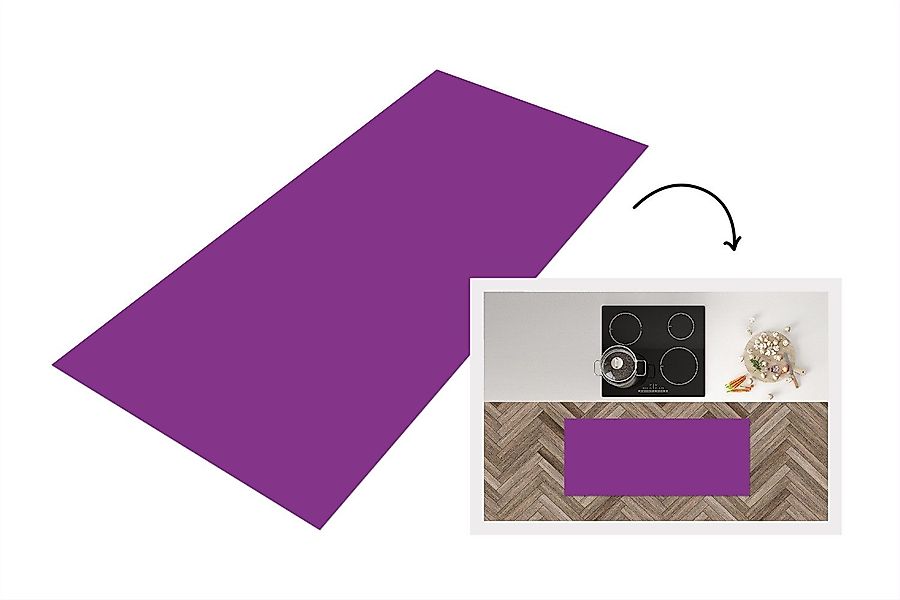 MuchoWow Küchenläufer Lila - Farben - günstig online kaufen