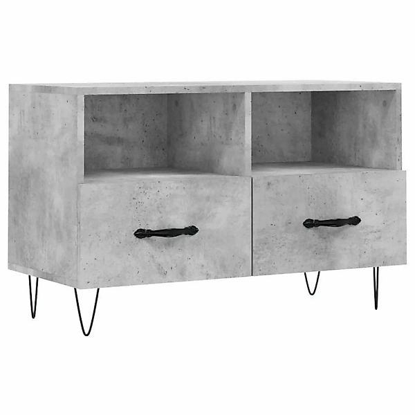 VidaXL TV-Schrank Betongrau 80x36x50 cm Holzwerkstoff  Modell 4 günstig online kaufen