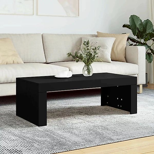 vidaXL Couchtisch Schwarz 102x50x36 cm Holzwerkstoff günstig online kaufen