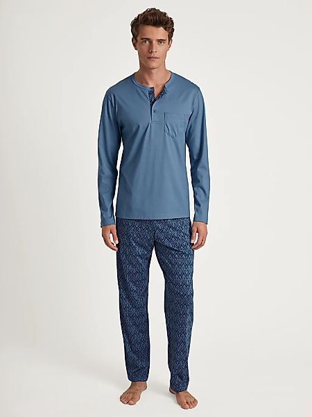 CALIDA Pyjama "Relax Imprint 2" 2 Stk. tlg., mit aufgesetzer Brusttasche günstig online kaufen