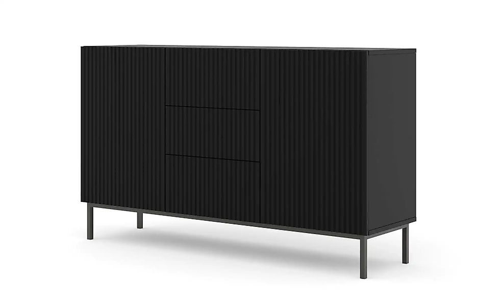 Sideboard   ¦ schwarz ¦ Maße (cm): B: 150 H: 89 Kommoden & Sideboards > Sid günstig online kaufen