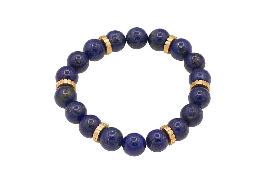 Bella Carina Perlenarmband Armband mit 10 mm Lapislazuli und Verzierungen, günstig online kaufen