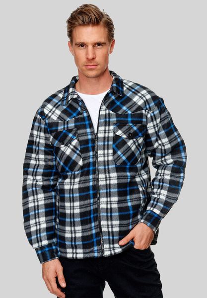 Egomaxx Blouson Fleece Holzfäller Kariert Gefüttert günstig online kaufen