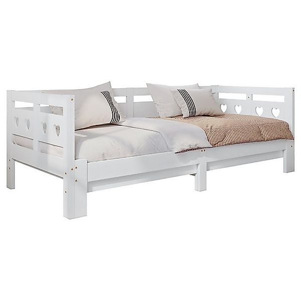 HAUSS SPOLE Daybett Tagesbett Holzbett Einzelbett Bettgestell Kinderbett Ju günstig online kaufen