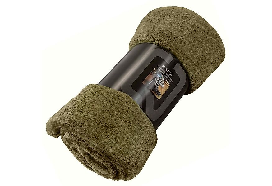 Wohndecke Katja, REALLaxx, XXL Kuscheldecke, 220x240cm, große Flanell Sofad günstig online kaufen