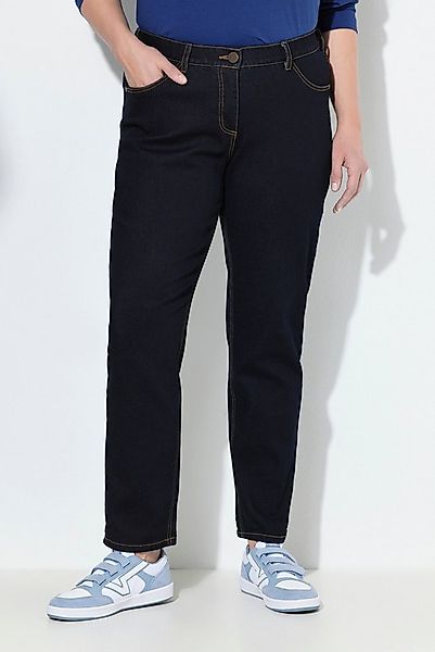 Ulla Popken Regular-fit-Jeans Boyfriend-Jeans 5-Pocket-Schnitt Komfortbund günstig online kaufen