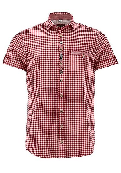 OS Trachten Trachtenhemd Tivira Regular Fit, Haifischkragen, Paspeltasche, günstig online kaufen