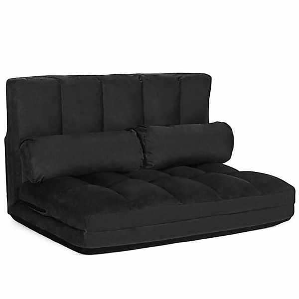 COSTWAY Schlafsofa, mit Bettfunktion, 2 Sitzer, klappbar, 180x113cm günstig online kaufen