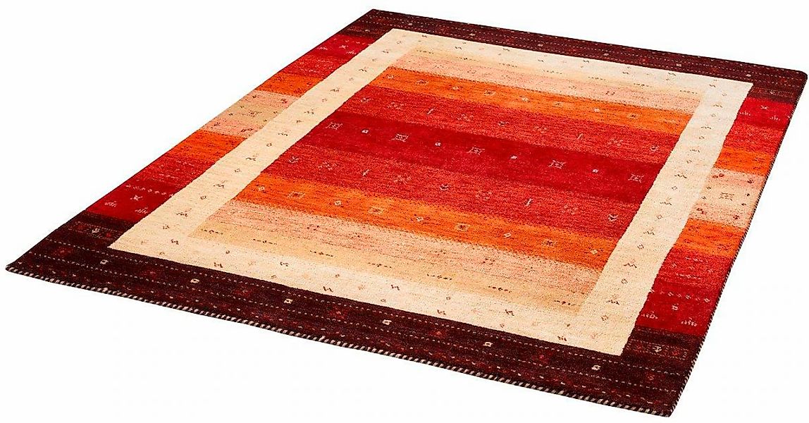 Dekowe Wollteppich »Kelly«, rechteckig, 13 mm Höhe, Handgewebt, Kurzflor, O günstig online kaufen