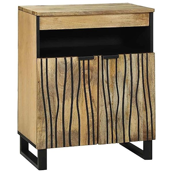 vidaXL Sideboard Braun 60 x 33 x 75 cm massives Mangoholz 4017961 günstig online kaufen