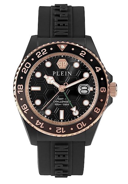 PHILIPP PLEIN Quarzuhr GMT-I CHALLENGER, (1-tlg), Quarz-Analoguhr günstig online kaufen