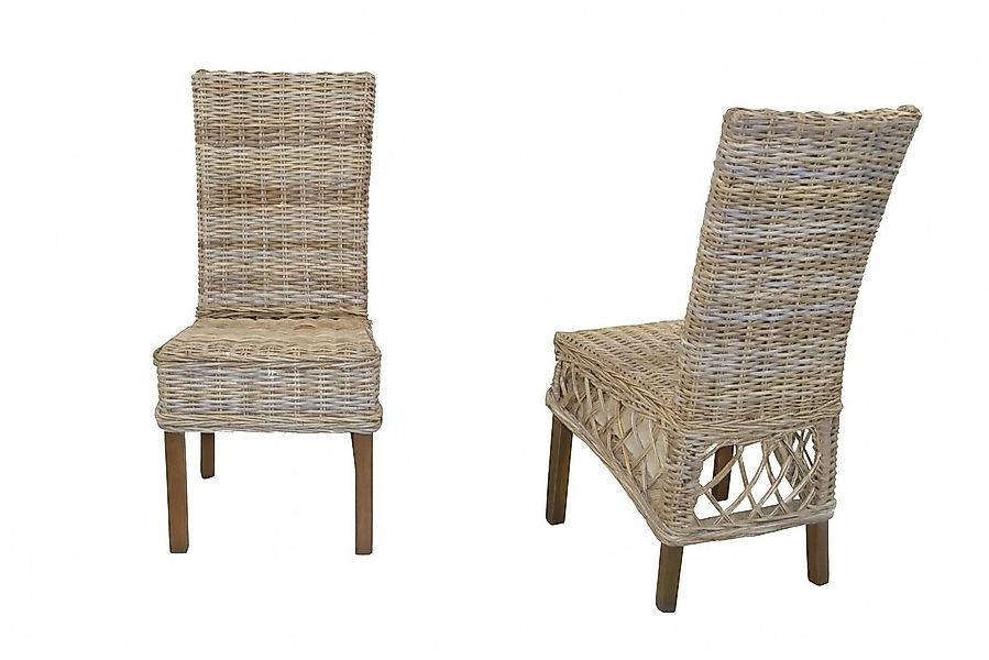 moebel-direkt-online Rattanstuhl 2Rattanstühle inklusive Sitzkissen (2er-Se günstig online kaufen