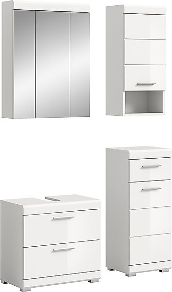INOSIGN Badmöbel-Set »Siena, 4 teilig, bestehend aus:«, (Set), Waschbeckenu günstig online kaufen