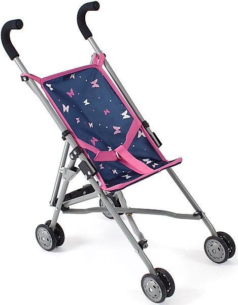 CHIC2000 Puppenbuggy Roma, Butterfly, rosa günstig online kaufen