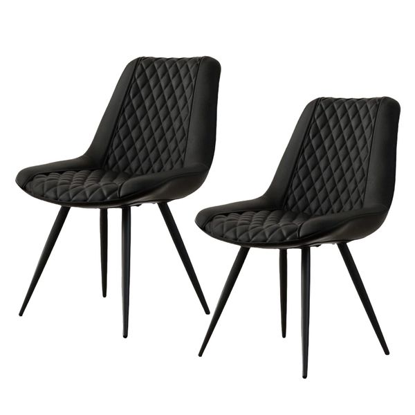 HTI-Living Esszimmerstuhl Esszimmerstuhl Astrid 2er-Set Kunstleder günstig online kaufen