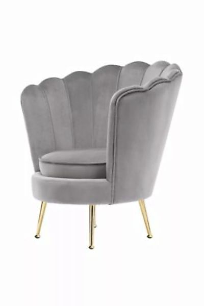 Kayoom Sessel Sofa / Sessel Barbara 125 Grau / Taupe grau günstig online kaufen